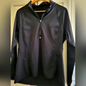 Athleta Black Long Sleeve Top
